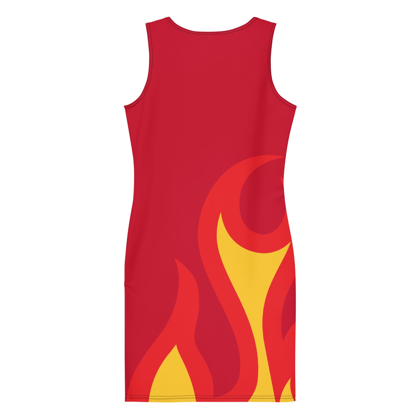 FLAME FITTED DRESS