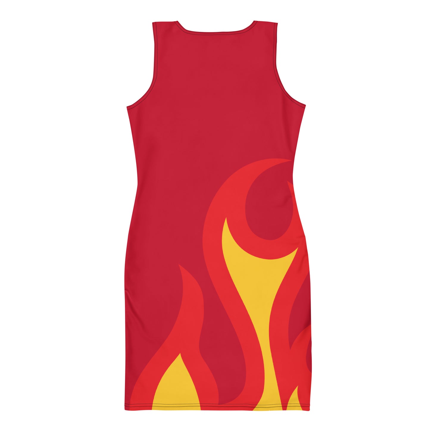 FLAME FITTED DRESS