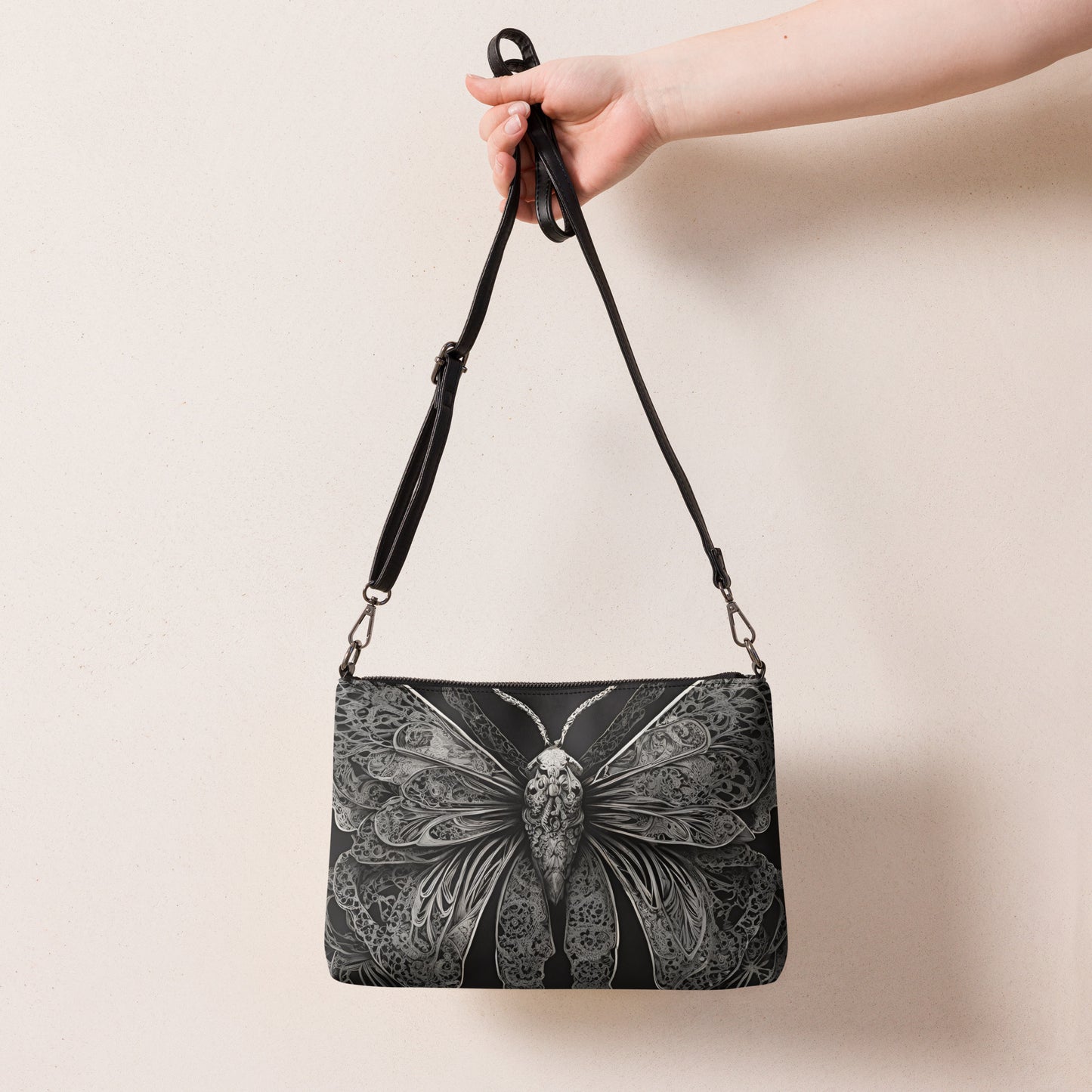 MOTH & LACE CROSSBODY BAG