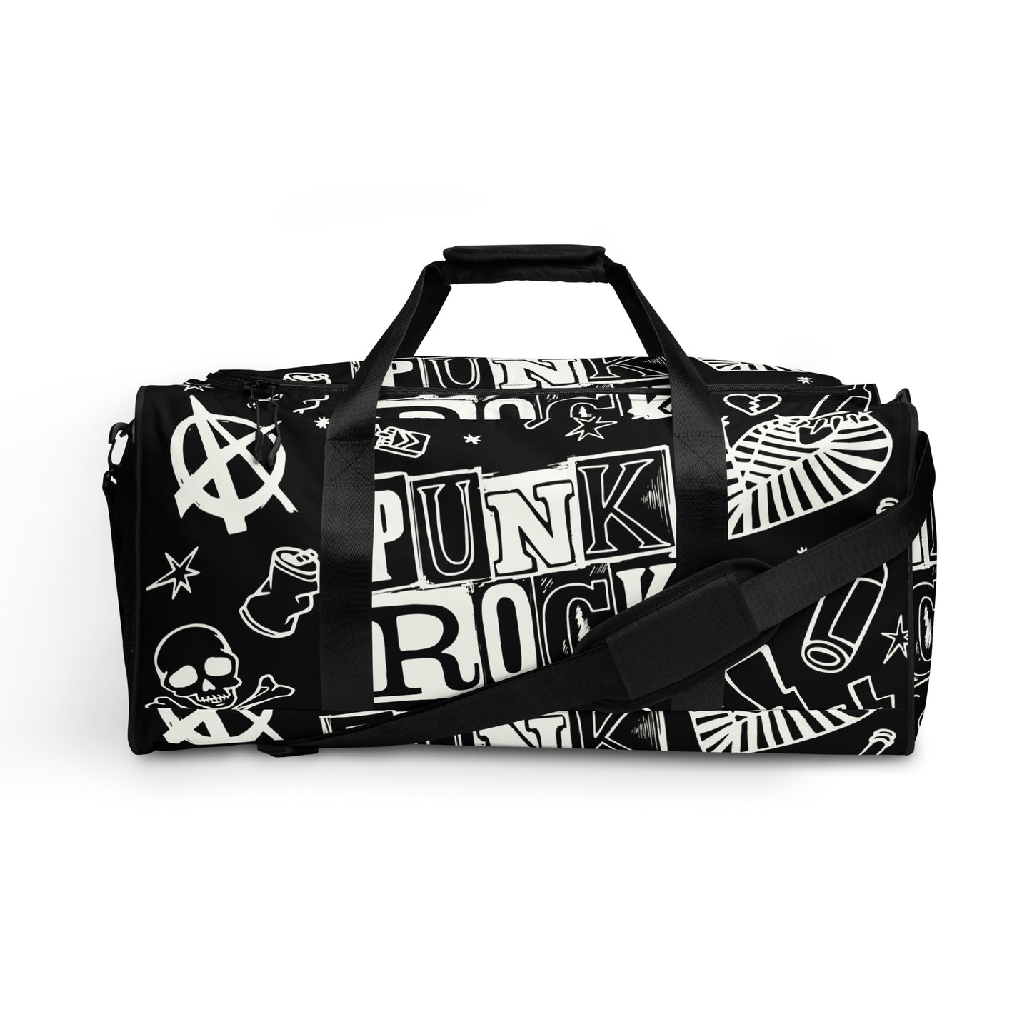 PUNK'S NOT DEAD LARGE DUFFEL BAG