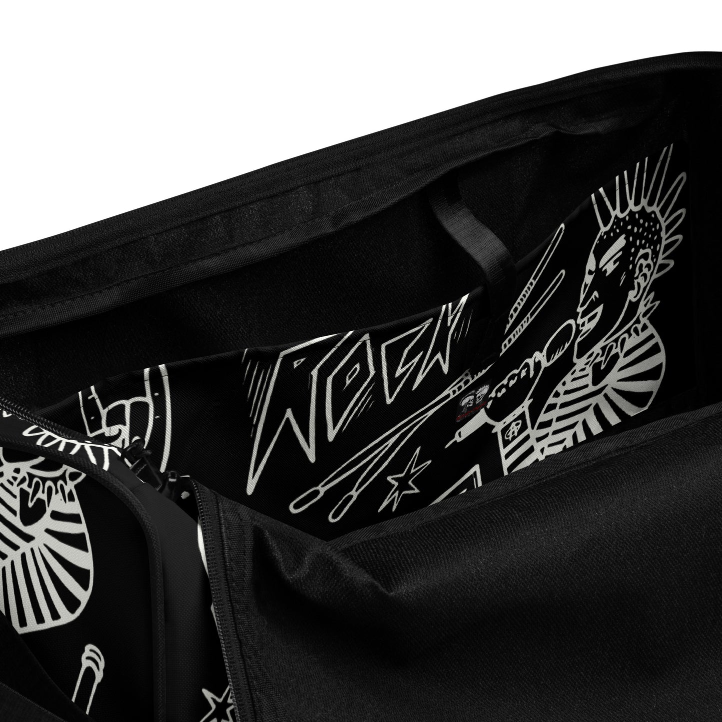 PUNK'S NOT DEAD LARGE DUFFEL BAG