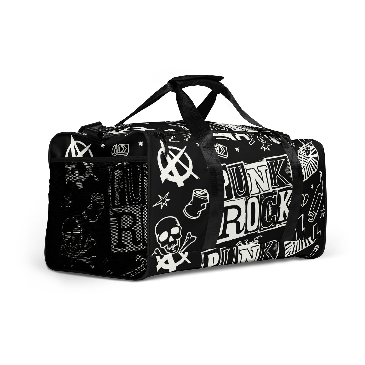 PUNK'S NOT DEAD LARGE DUFFEL BAG