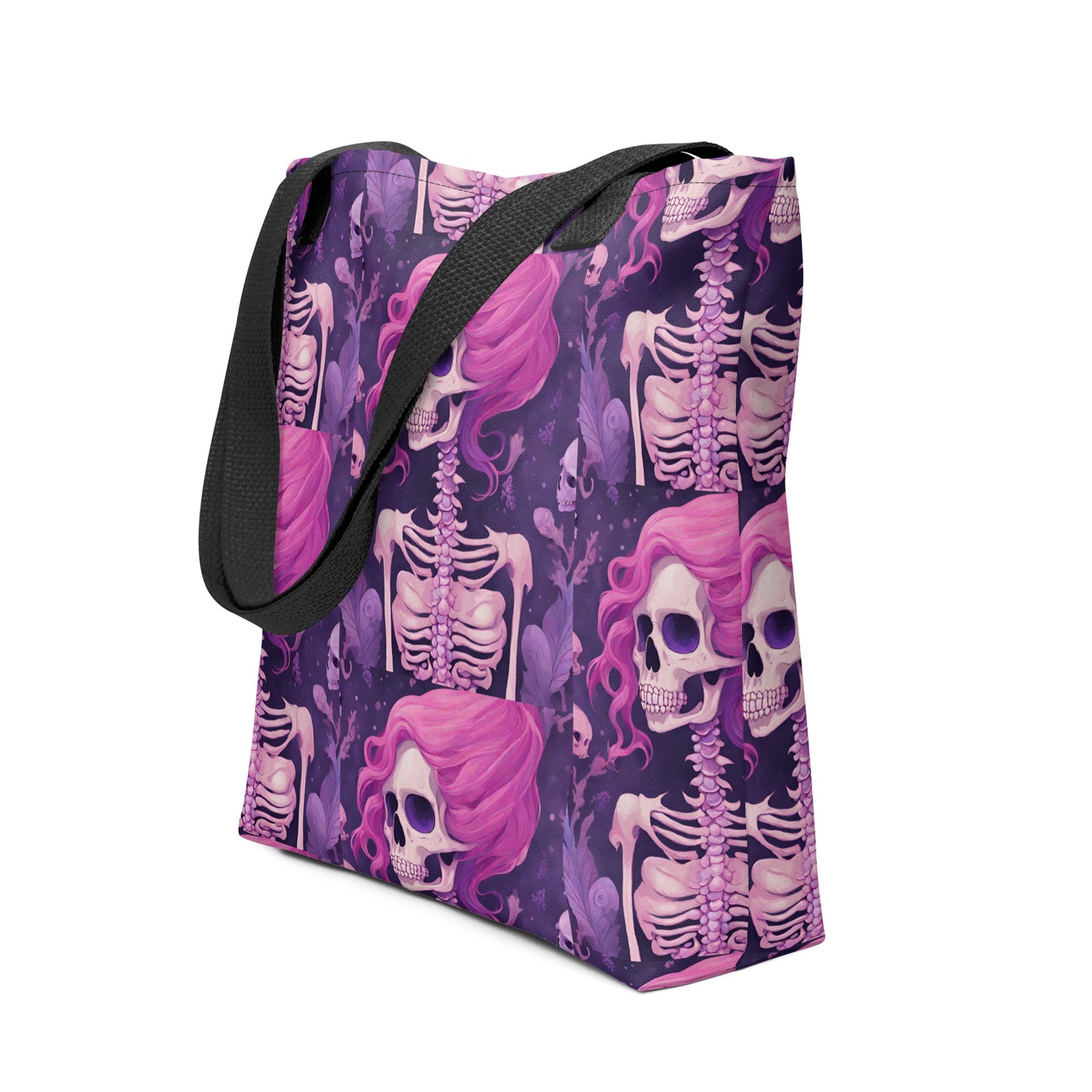 BENNET'S PINK SKELETON TOTE BAG