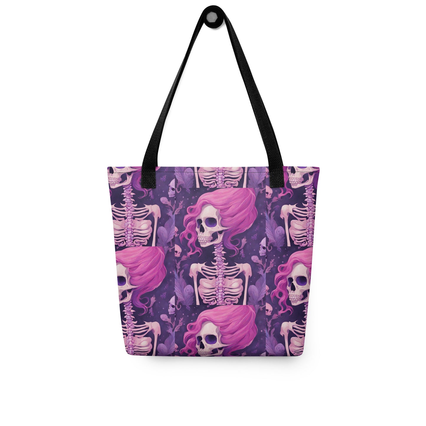 BENNET'S PINK SKELETON TOTE BAG