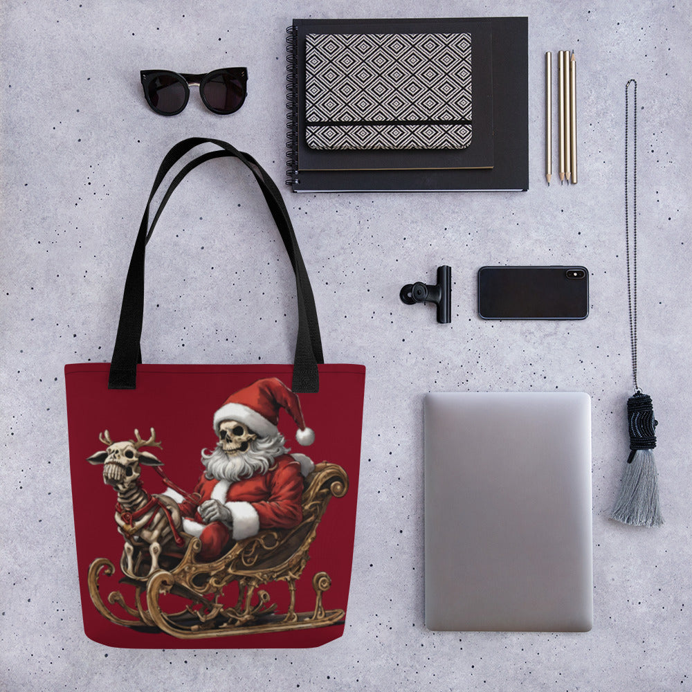 SANTA SLEIGH TOTE BAG