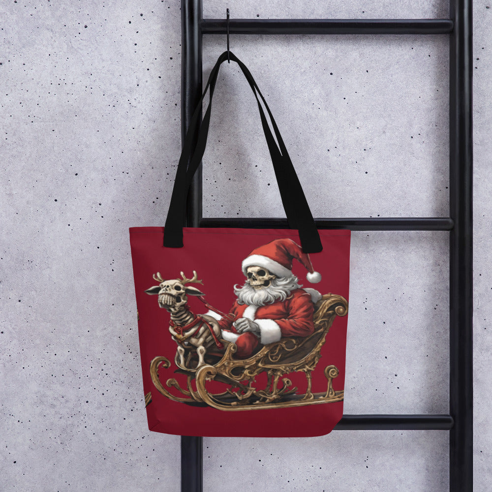 SANTA SLEIGH TOTE BAG