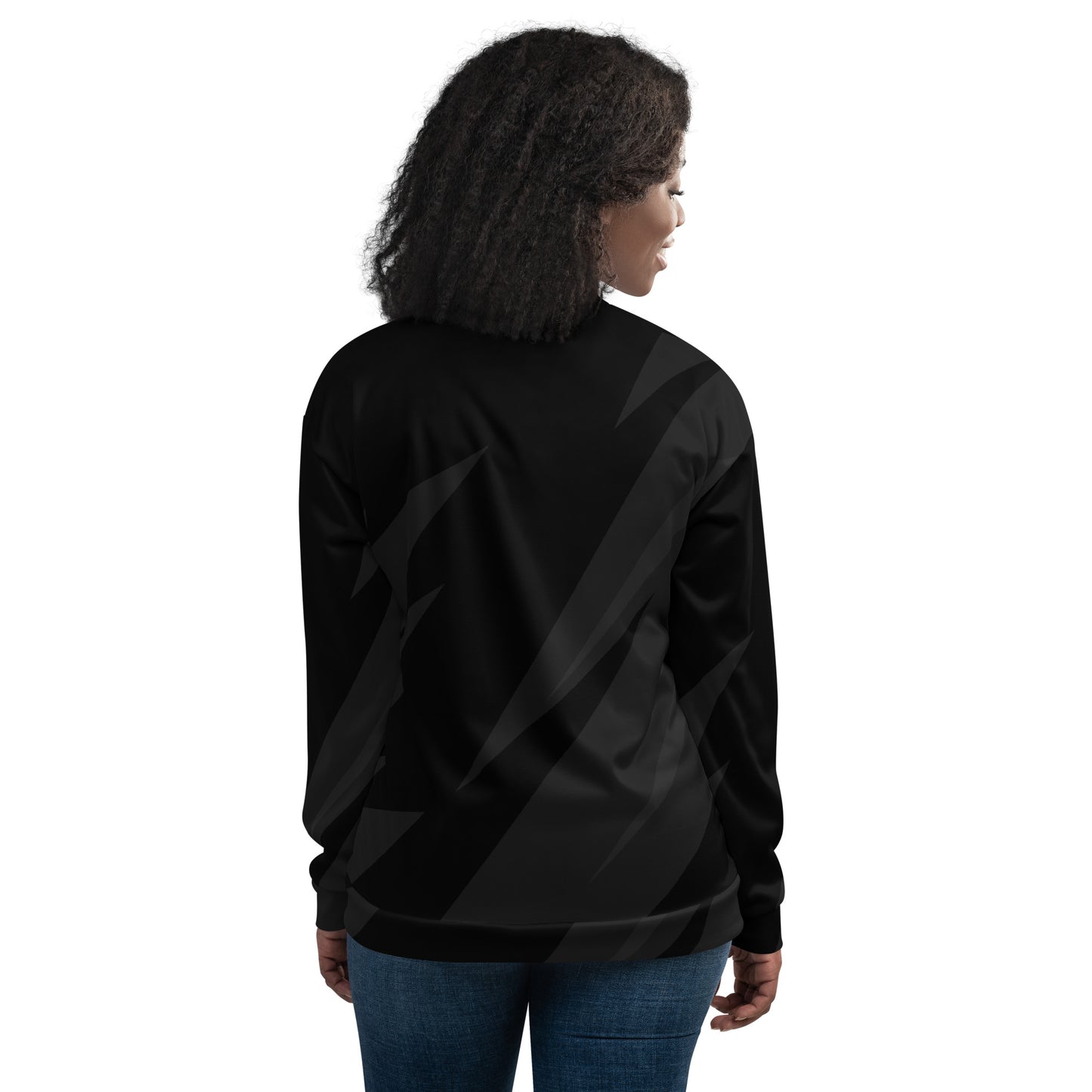 BLACK BOLT UNISEX BOMBER JACKET