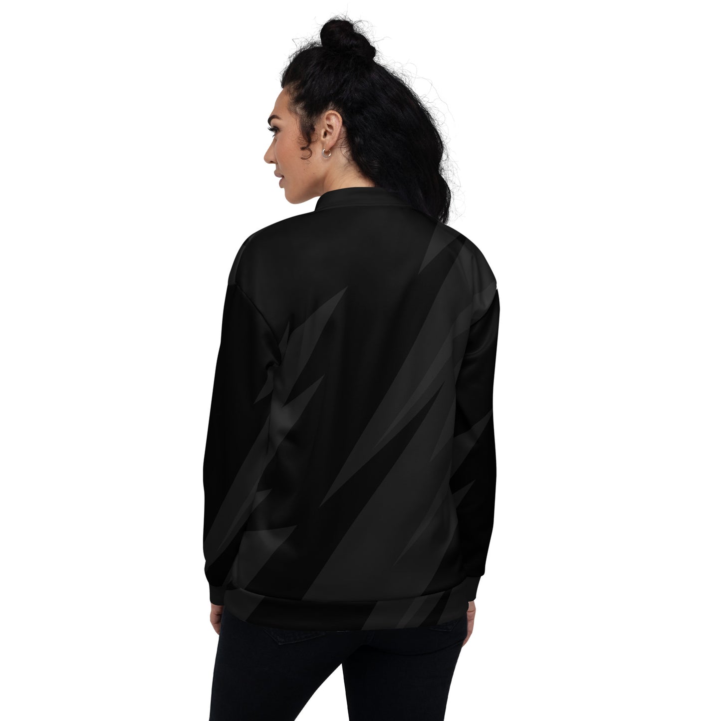 BLACK BOLT UNISEX BOMBER JACKET