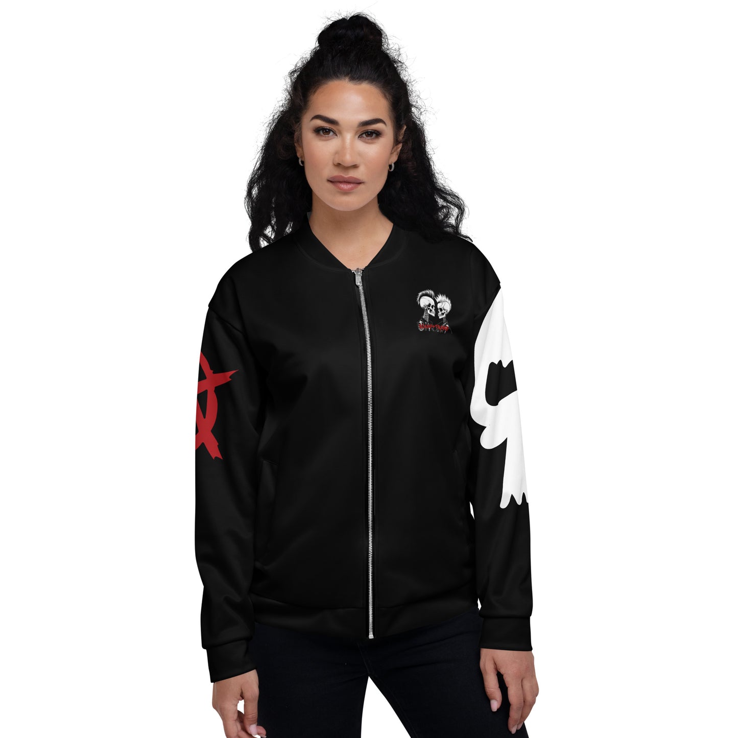 PUNK'S NOT DEAD UNISEX BOMBER JACKET