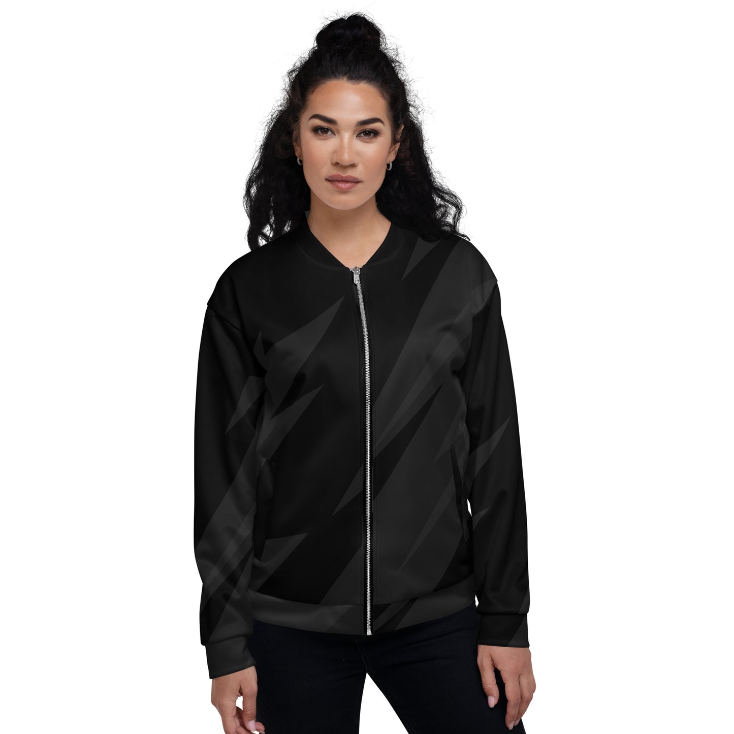 BLACK BOLT UNISEX BOMBER JACKET