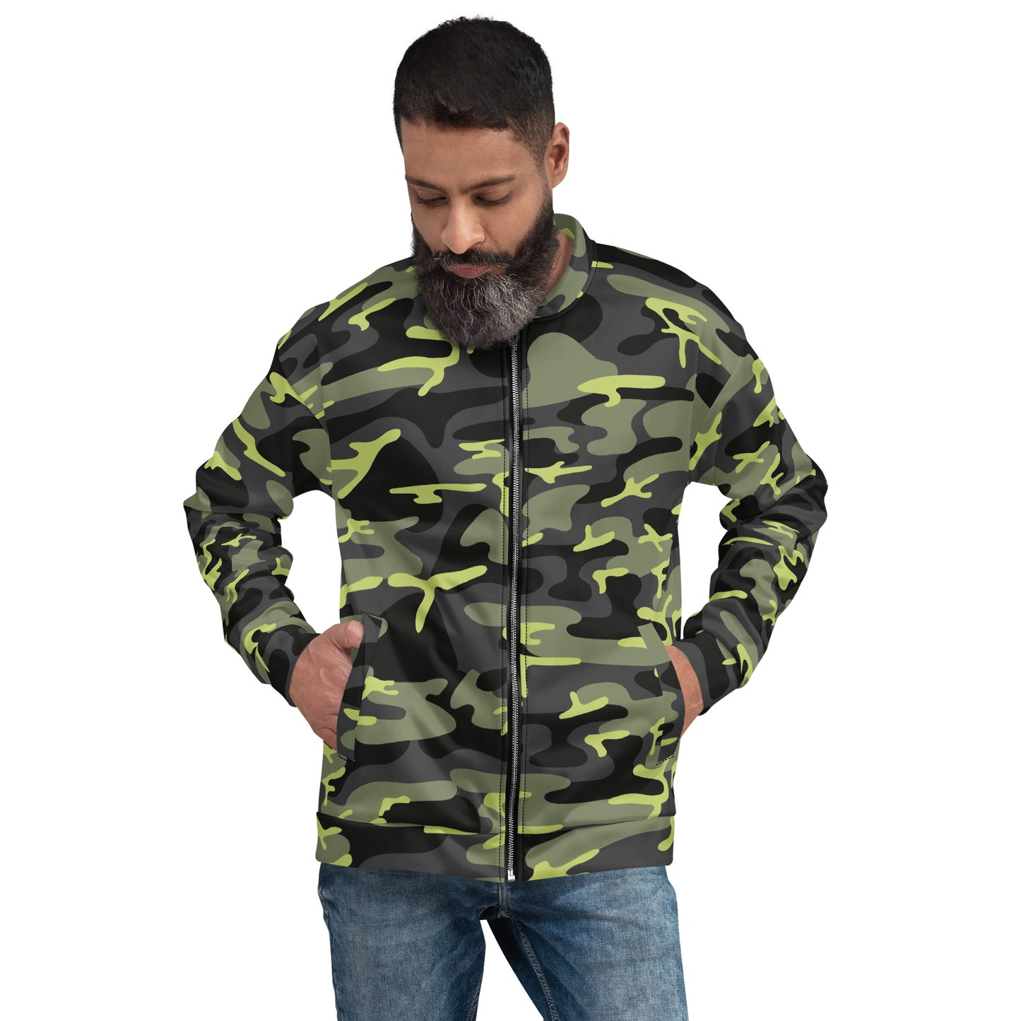 CAMO 4 UNISEX BOMBER JACKET