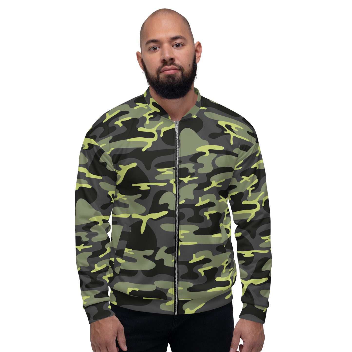 CAMO 4 UNISEX BOMBER JACKET