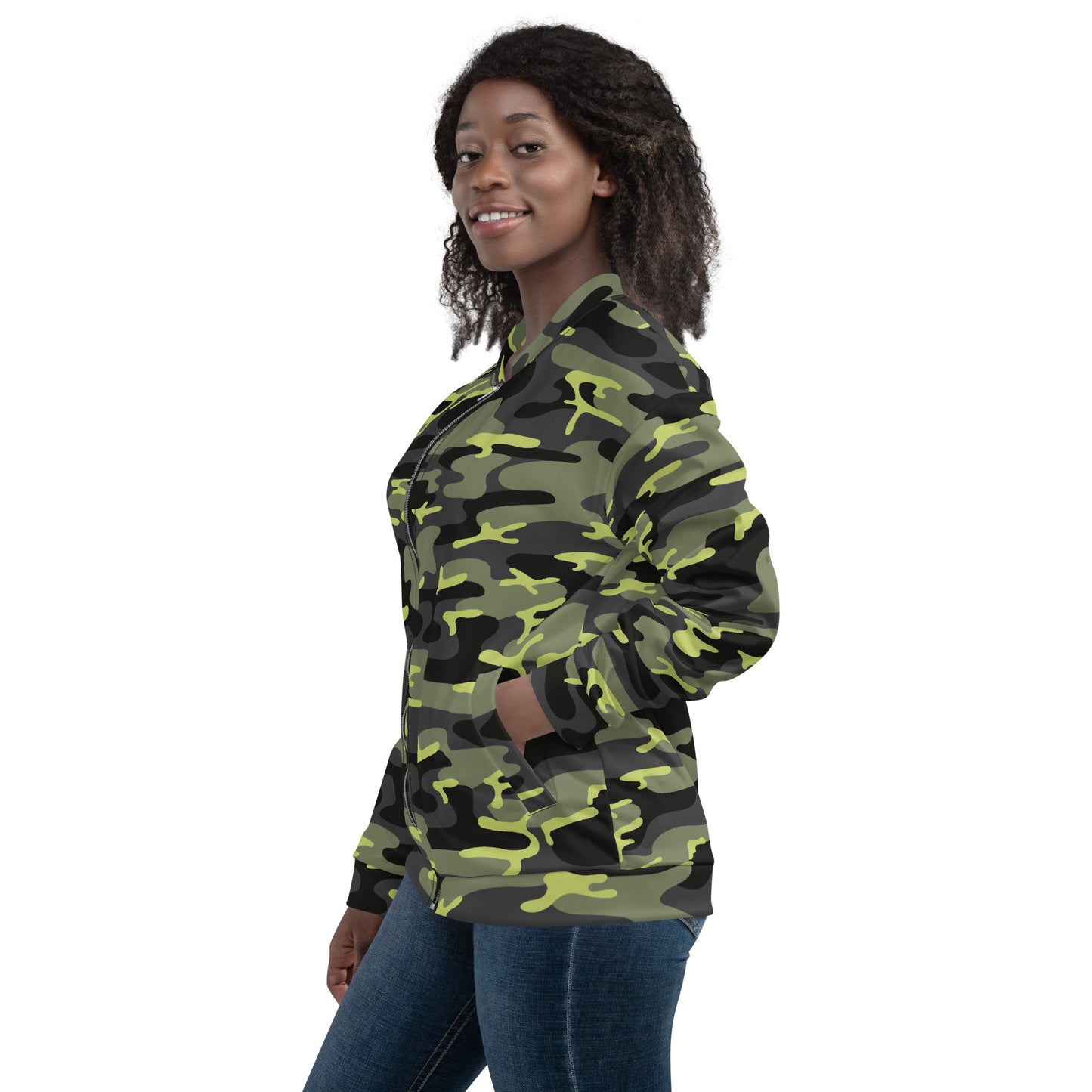 CAMO 4 UNISEX BOMBER JACKET