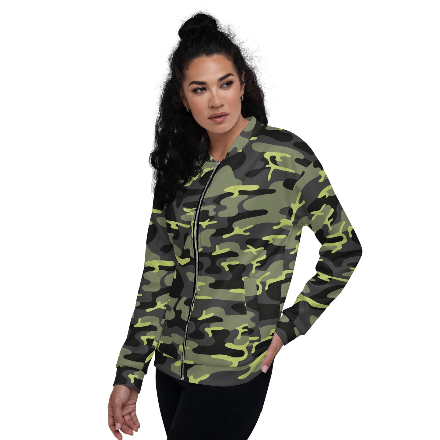 CAMO 4 UNISEX BOMBER JACKET