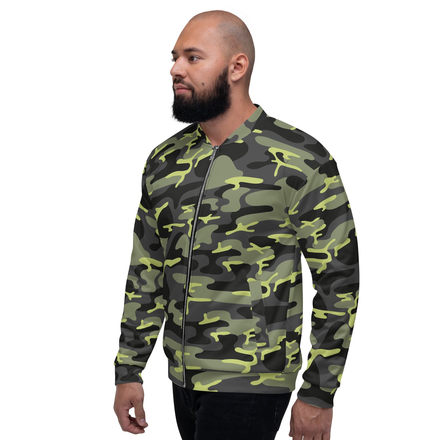 CAMO 4 UNISEX BOMBER JACKET