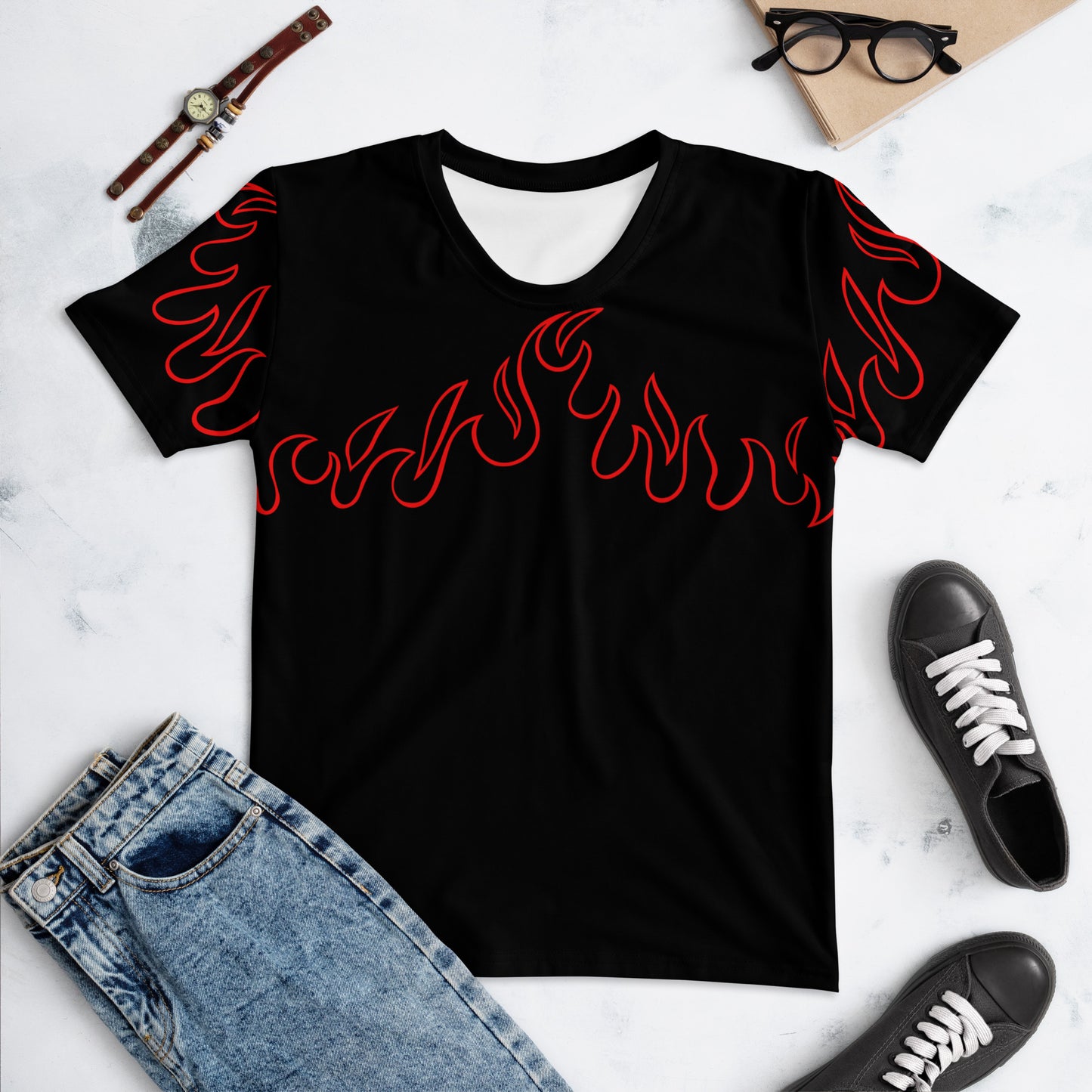 RED FLAME WOMEN'S TEE