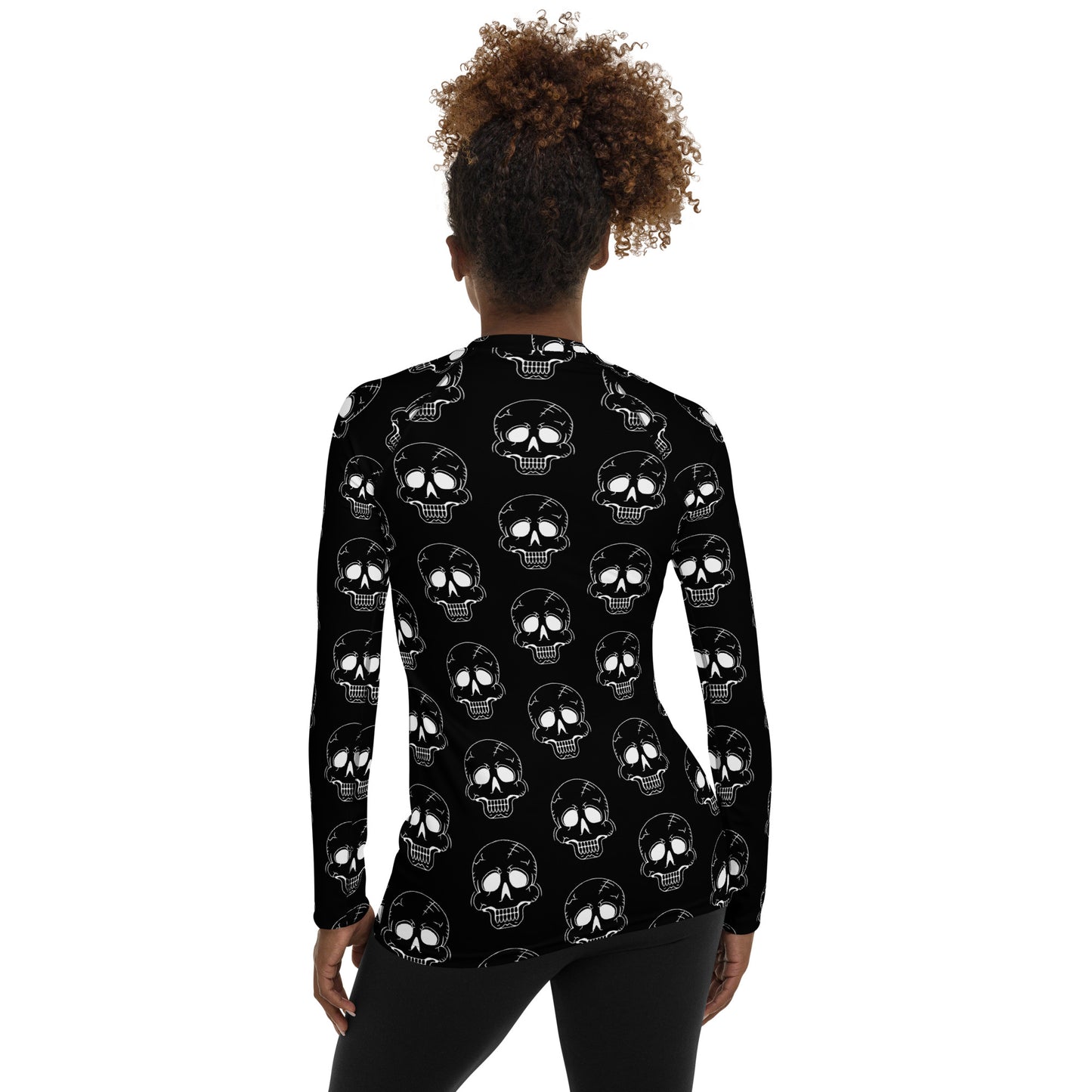 LAUGHING SKULL WOMEN'S RASH GUARD