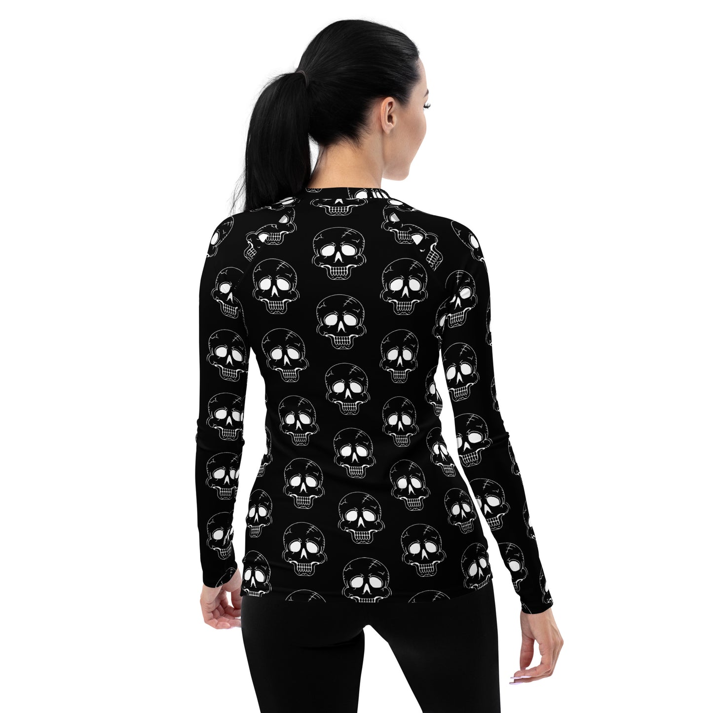 LAUGHING SKULL WOMEN'S RASH GUARD