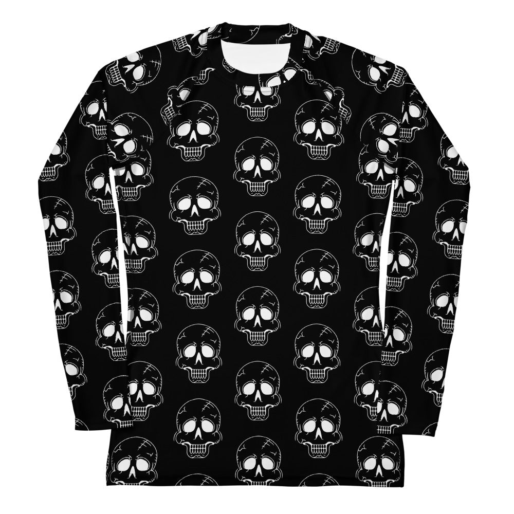 LAUGHING SKULL WOMEN'S RASH GUARD