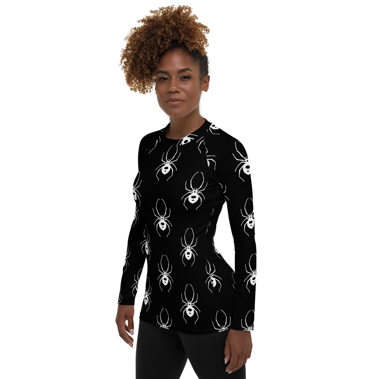 BLACK WIDOW WOMEN'S RASH GUARD