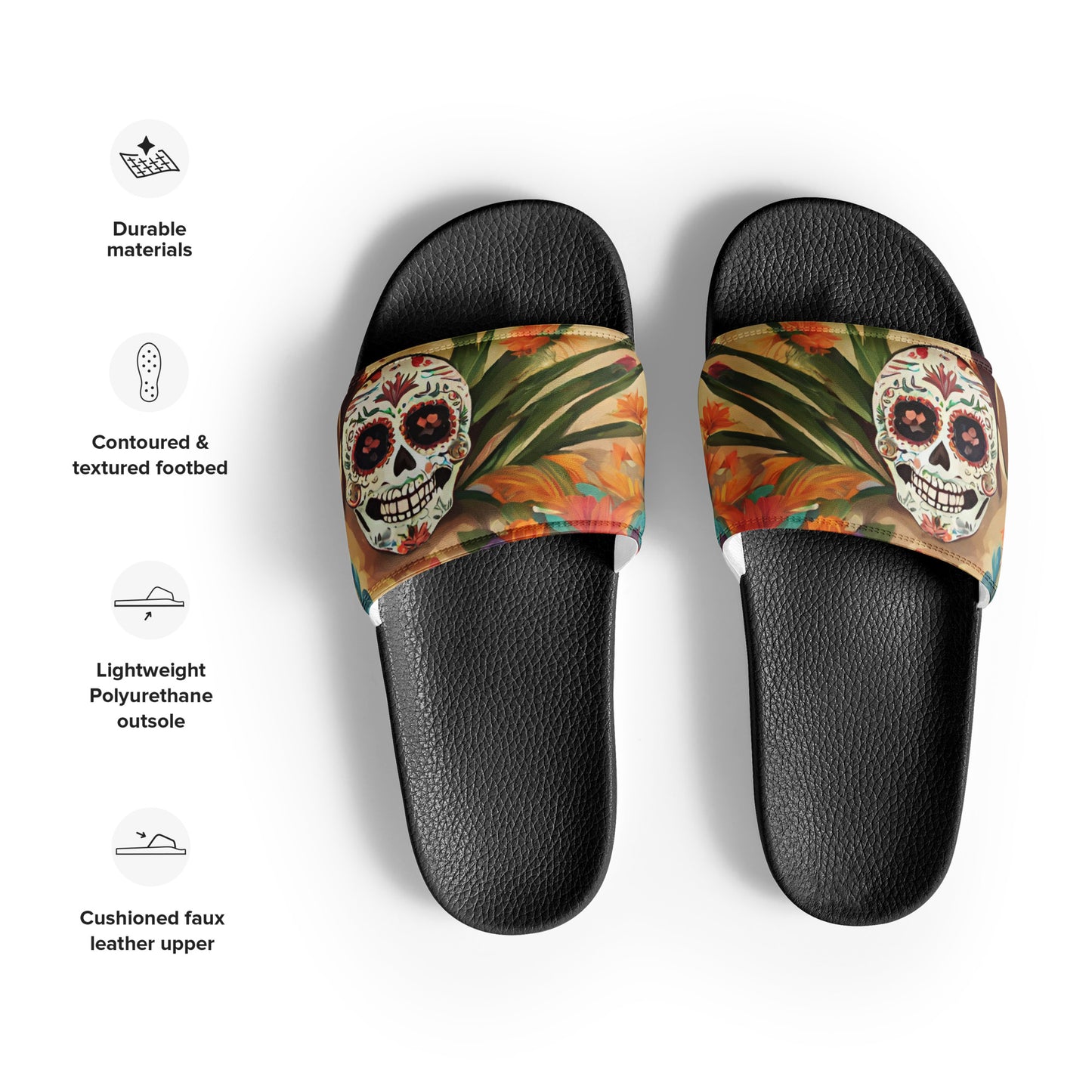 SUGAR SKULL ON THE SAND MEN'S SLIDES