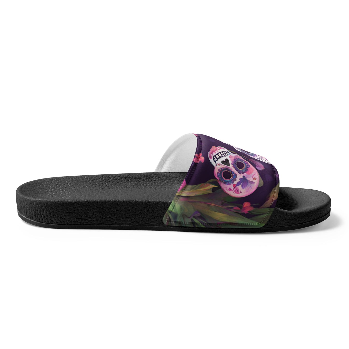 FOUR TROPICAL SKULLS MEN'S SLIDES