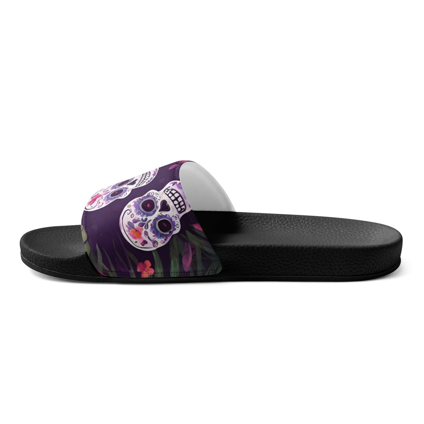 FOUR TROPICAL SKULLS MEN'S SLIDES