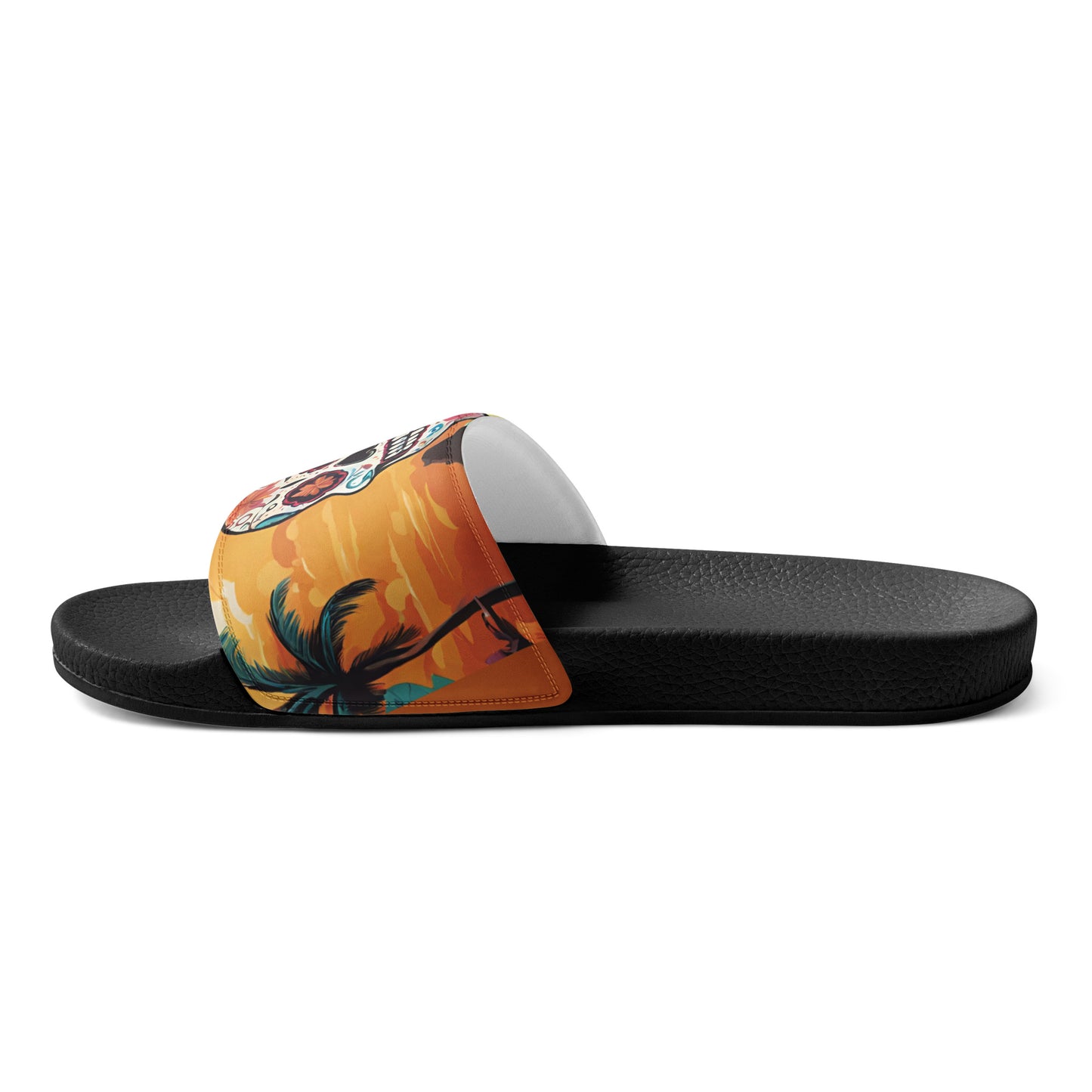 SUGAR SKULL SUNSET MEN'S SLIDES