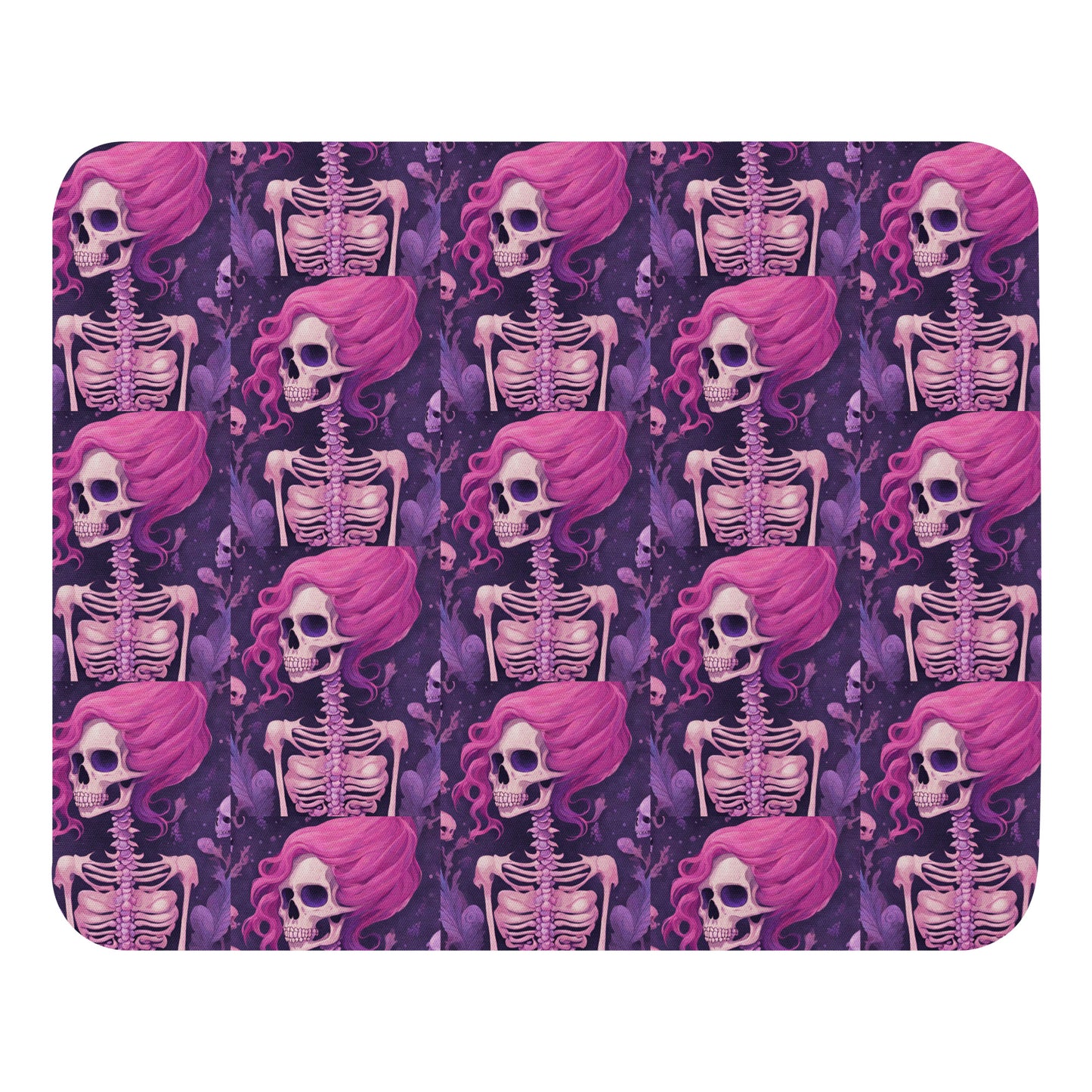 BENNET'S PINK SKELETON MOUSE PAD