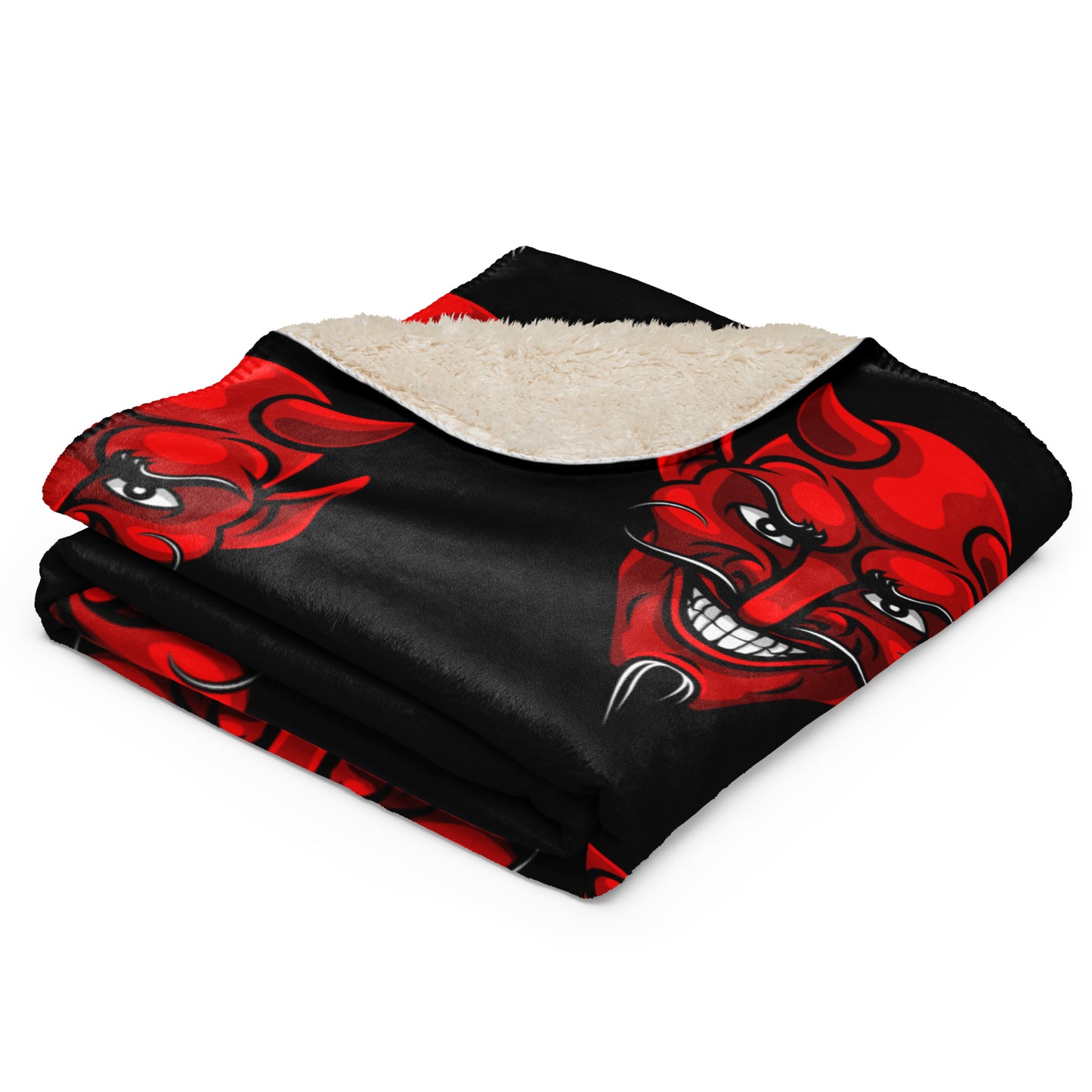 RED DEVIL SHERPA BLANKET