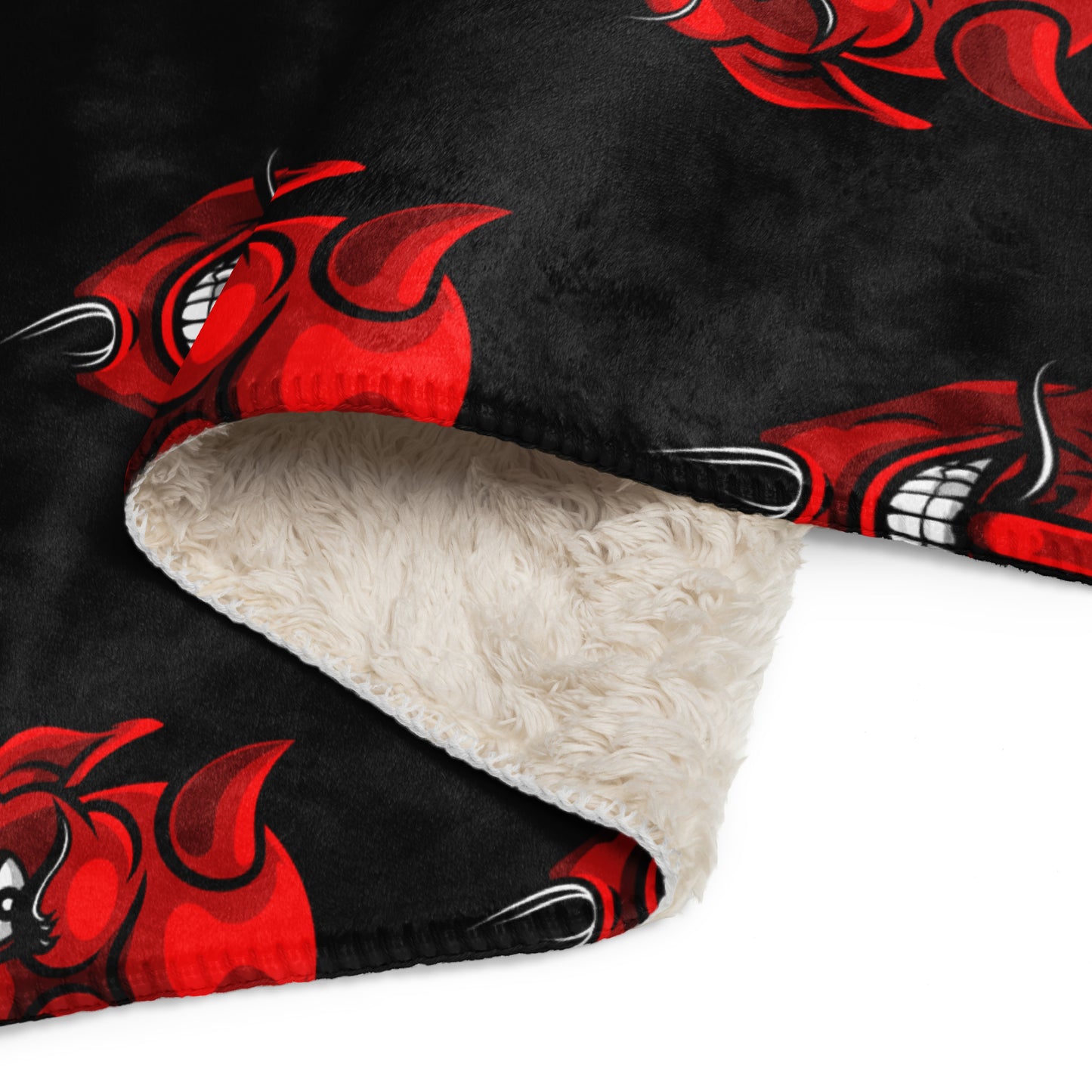 RED DEVIL SHERPA BLANKET