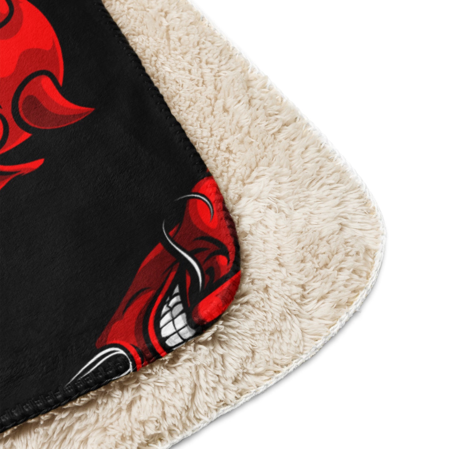 RED DEVIL SHERPA BLANKET