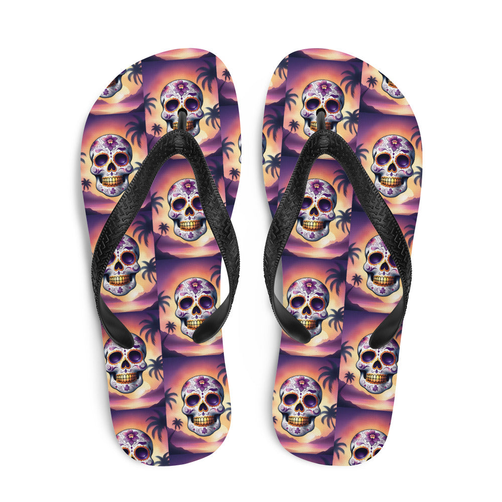 PINK SUNSET SKULL