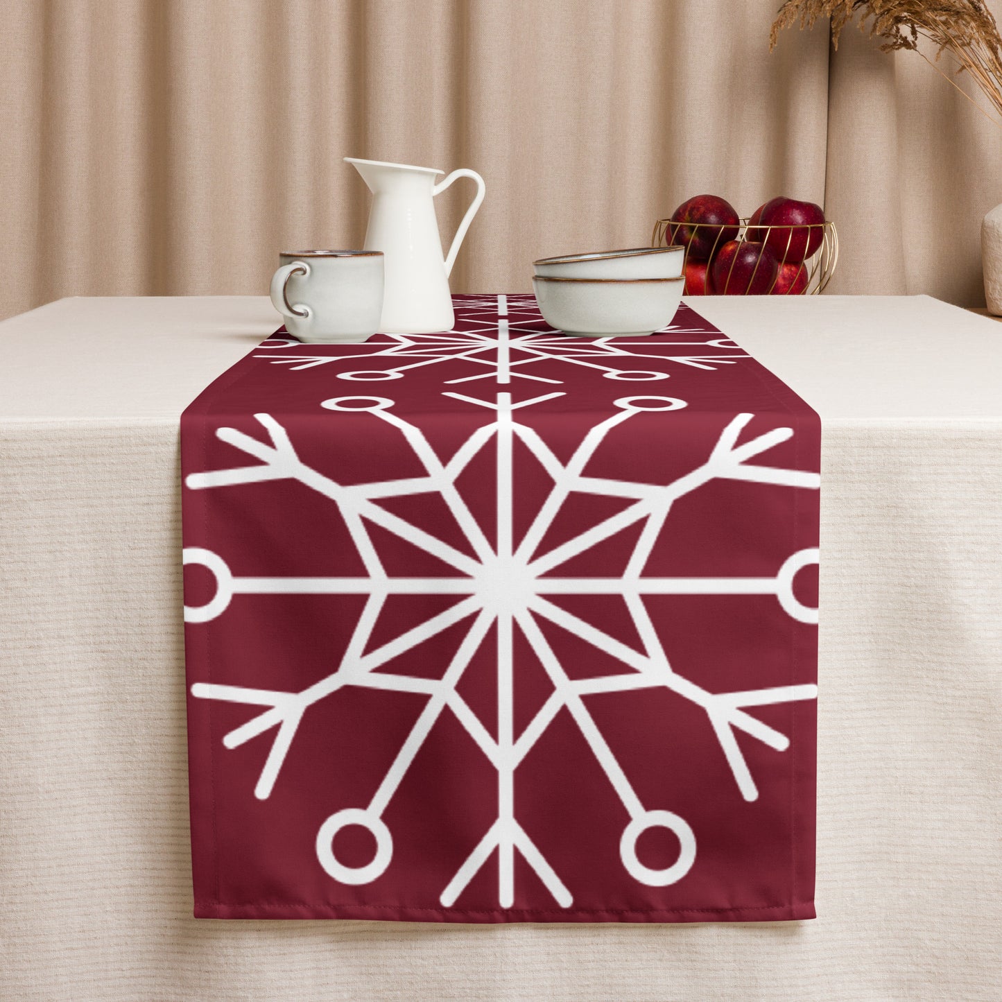 SNOWFLAKE TABLE RUNNER