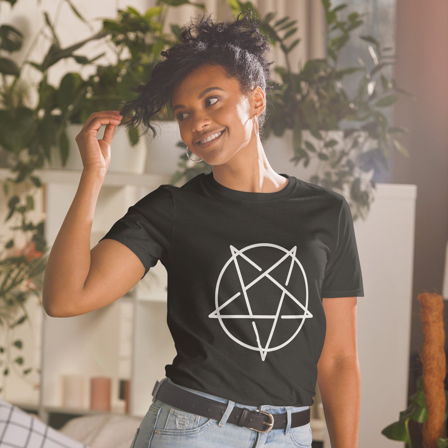 INVERTED PENTAGRAM UNISEX SHORT SLEEVE TEE