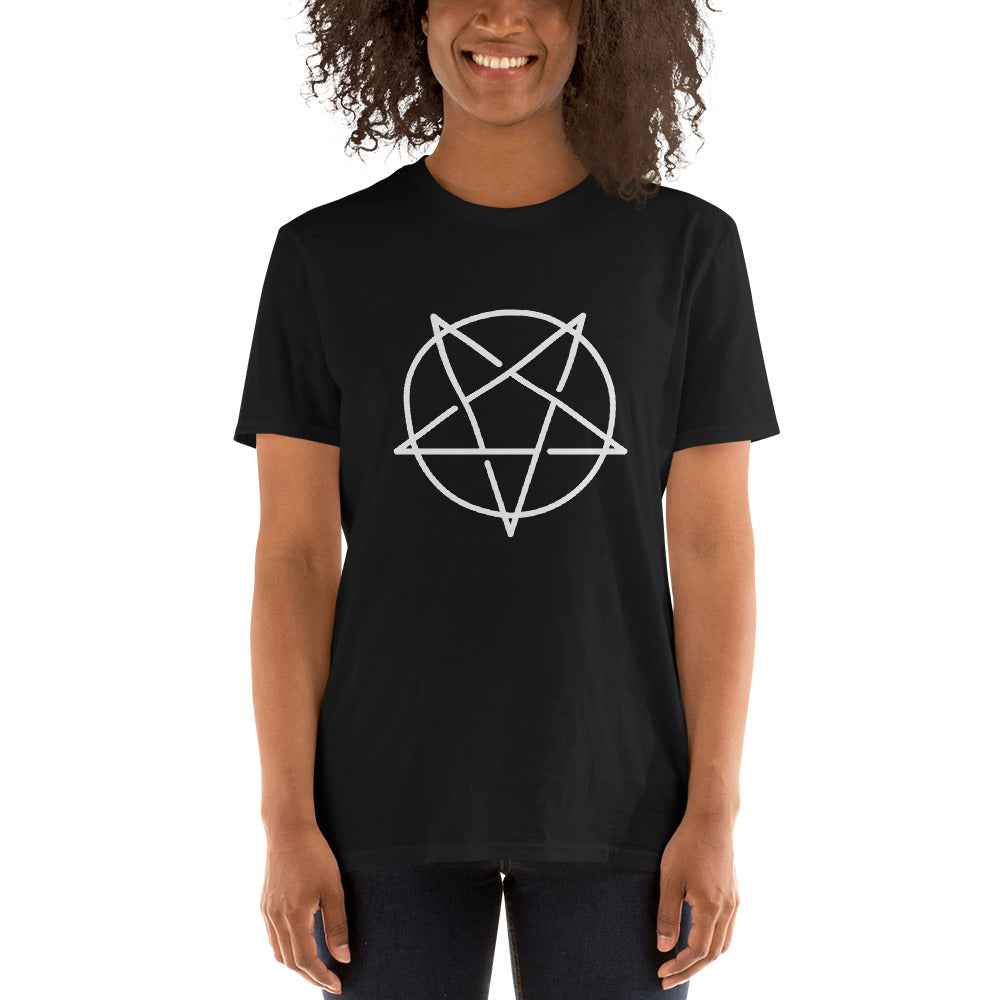 INVERTED PENTAGRAM UNISEX SHORT SLEEVE TEE