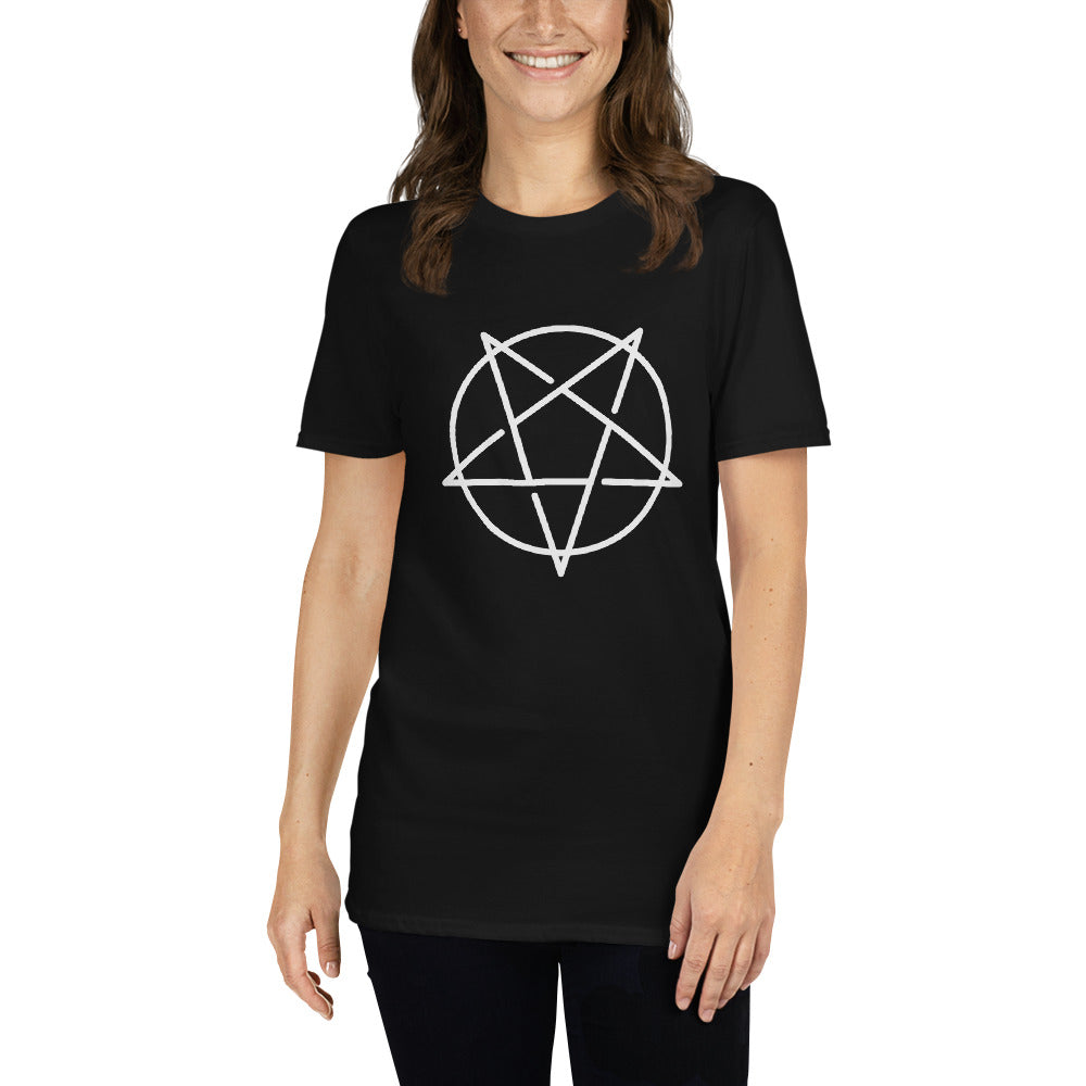 INVERTED PENTAGRAM UNISEX SHORT SLEEVE TEE