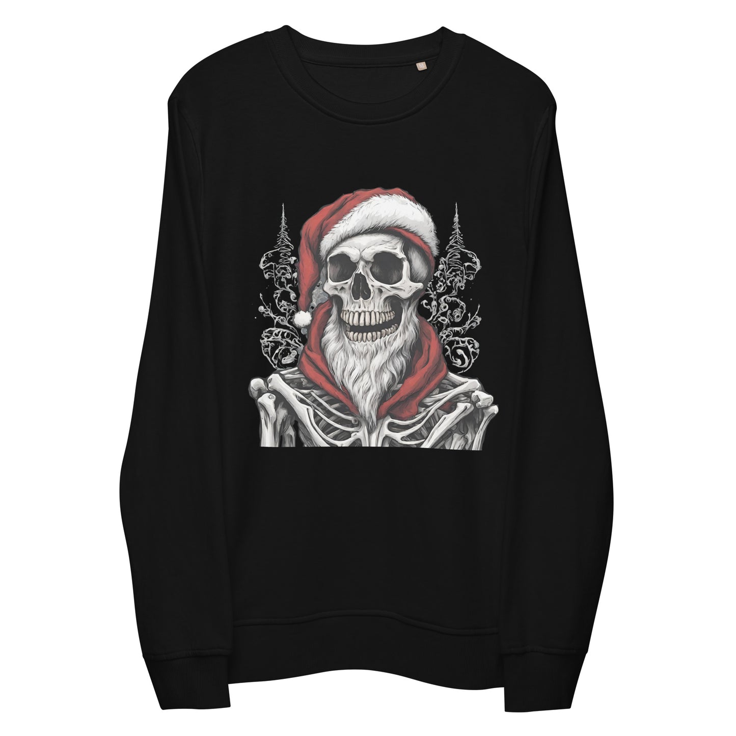 SKELETON SANTA UGLY CHRISTMAS SWEATSHIRT