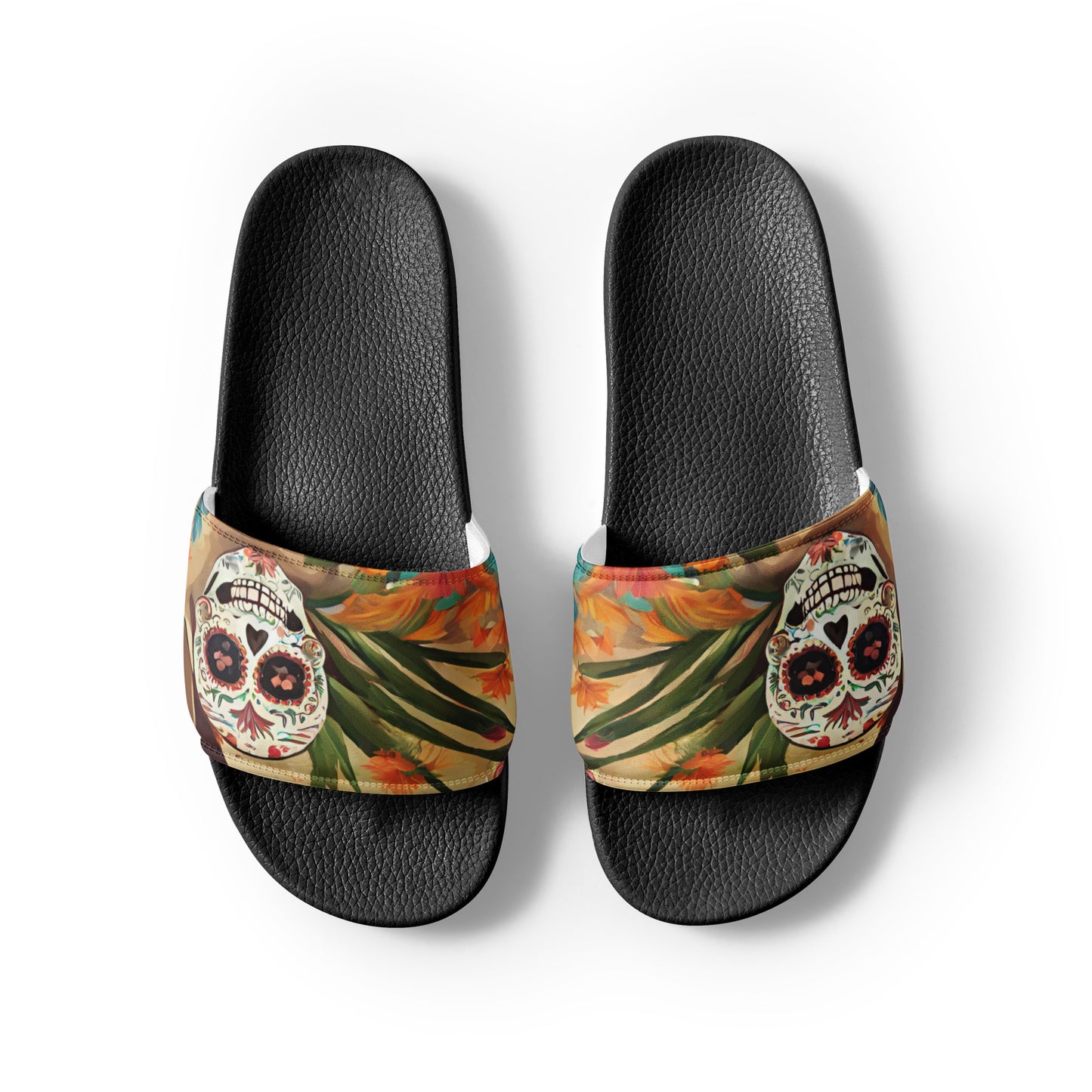 SUGAR SKULL ON THE SAND WOMEN'S SLIDES