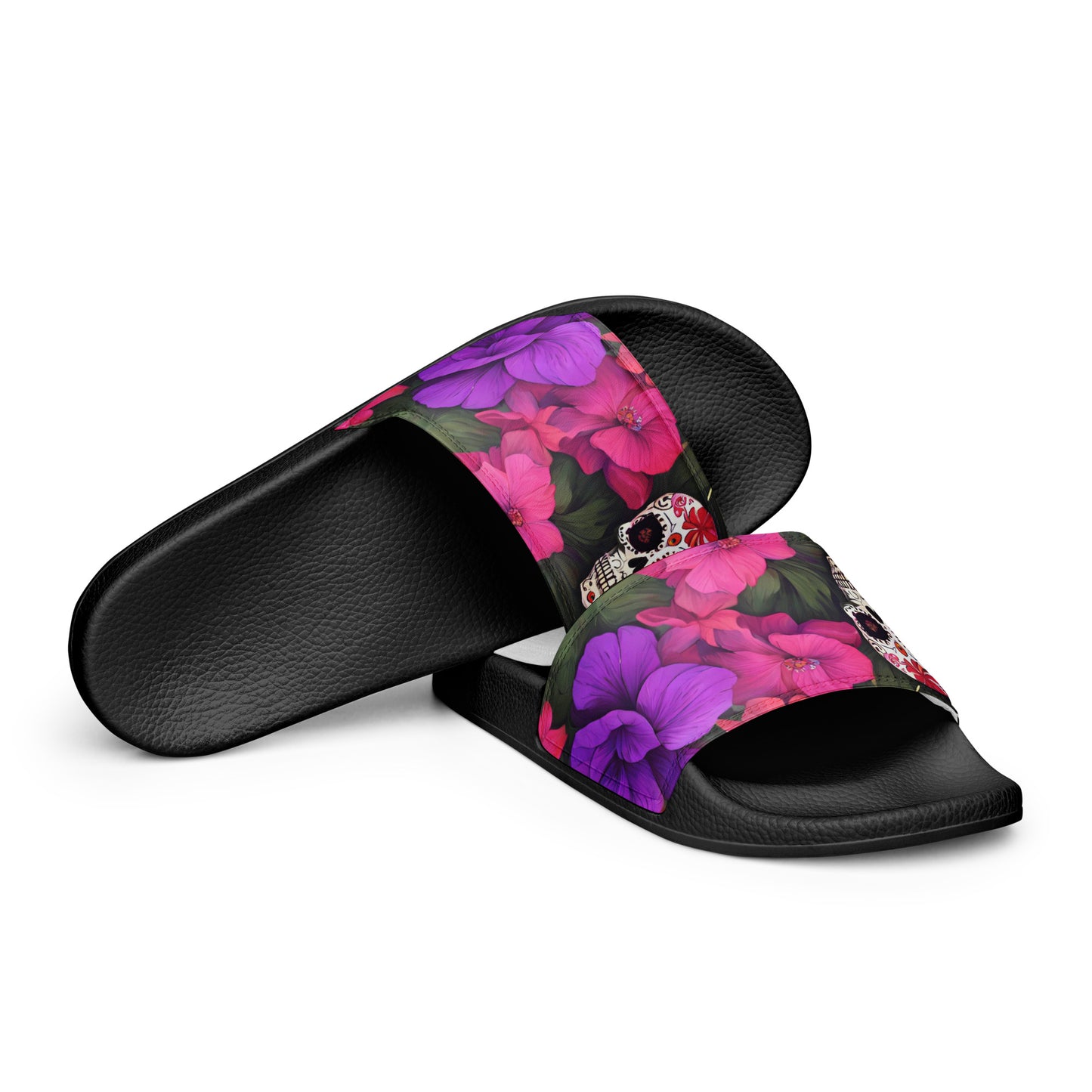 SUGAR SKULL RESORT WOMEN'S SLIDES