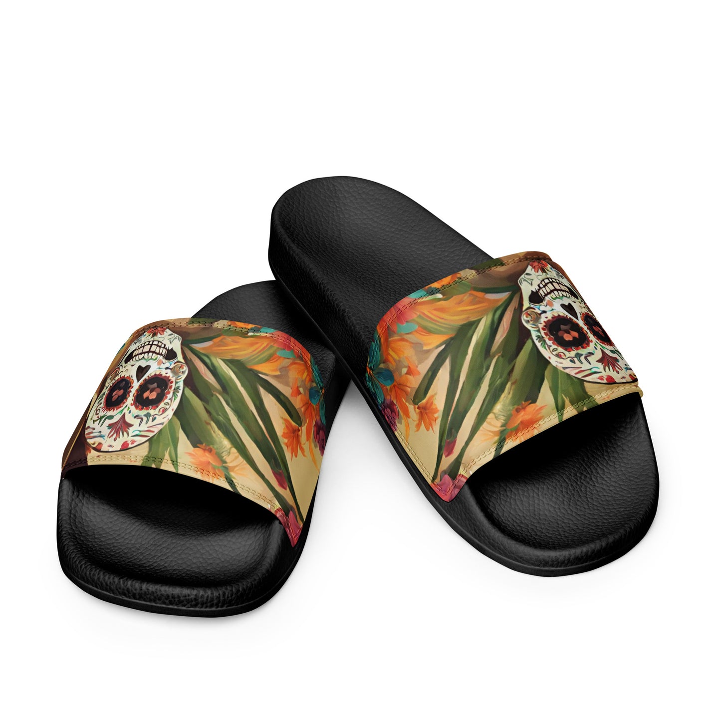 SUGAR SKULL ON THE SAND WOMEN'S SLIDES