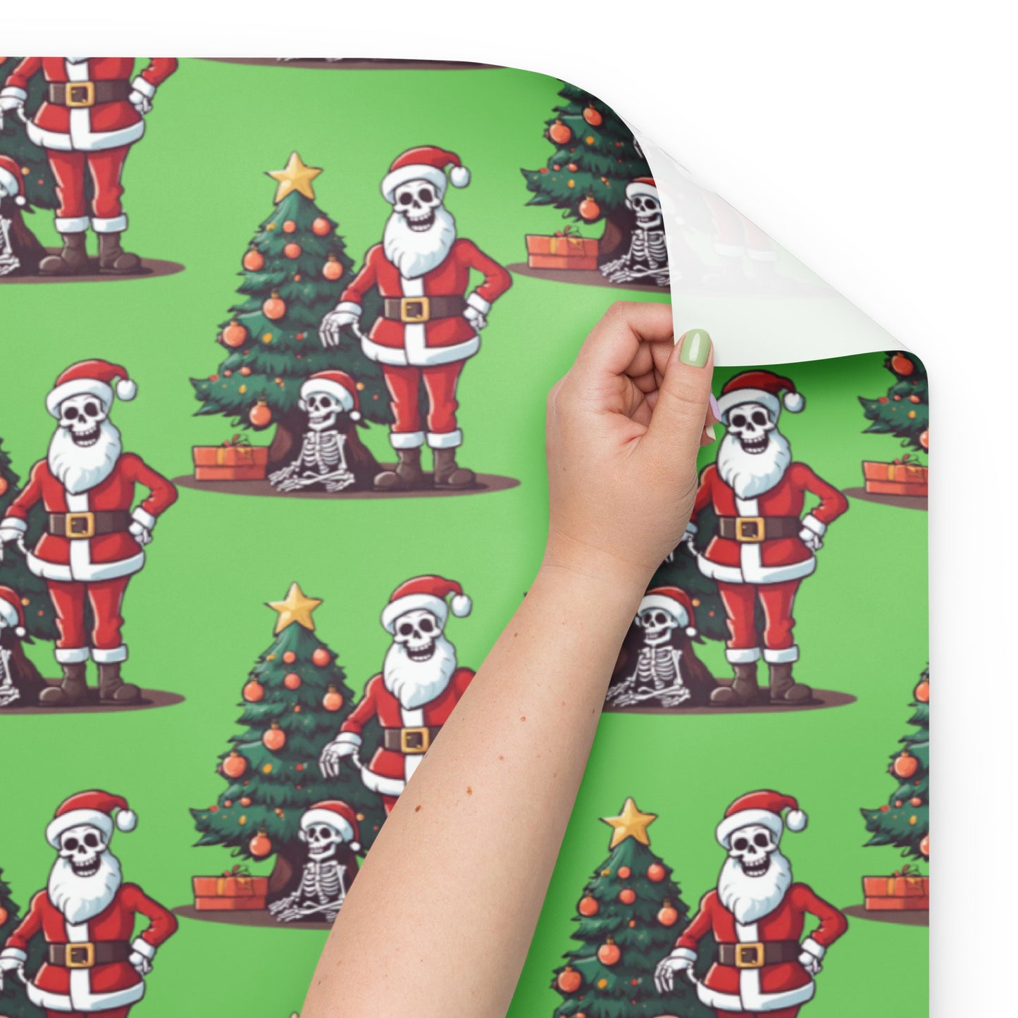 SANTA TREE PREMIUM WRAPPING PAPER SHEETS