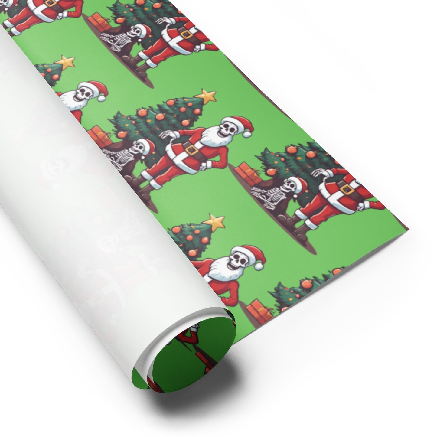 SANTA TREE PREMIUM WRAPPING PAPER SHEETS