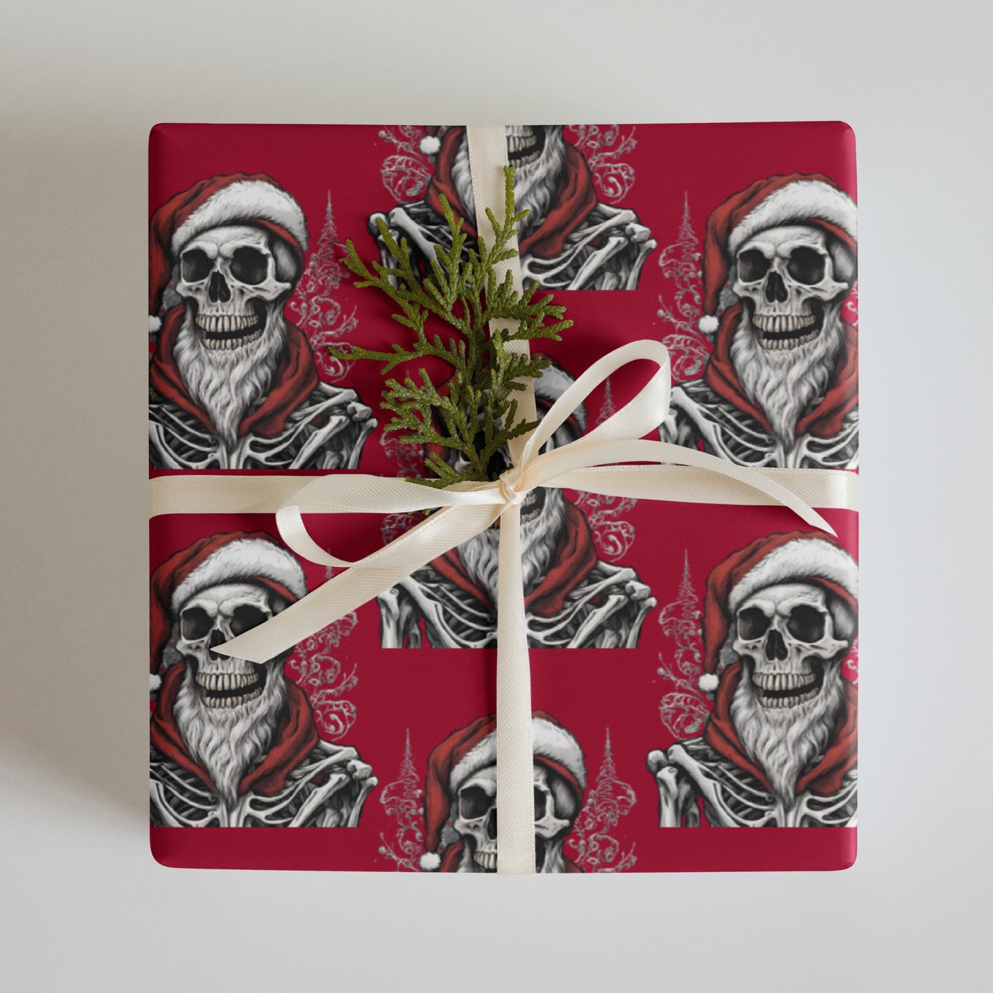 SANTA BEARD PREMIUM WRAPPING PAPER SHEETS