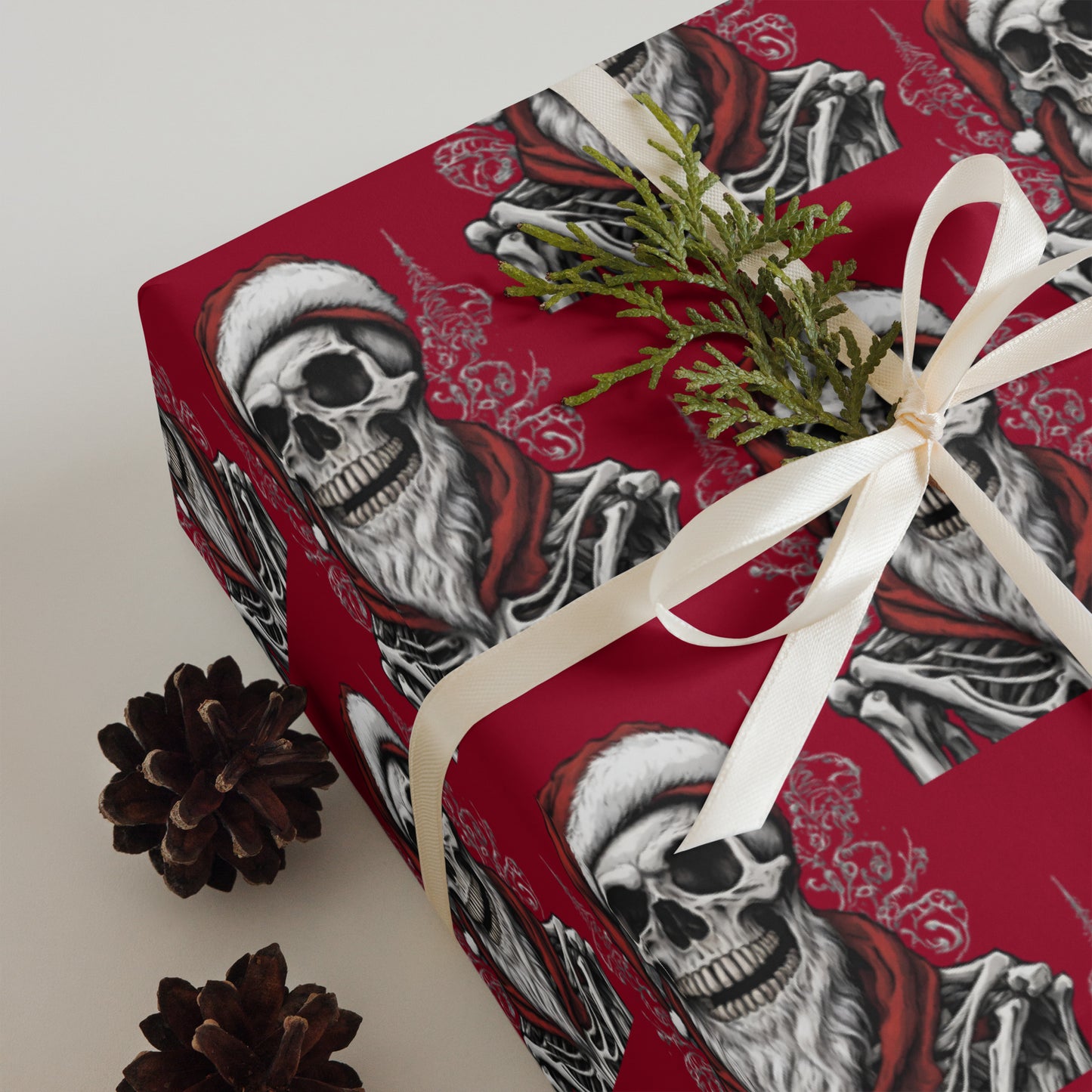 SANTA BEARD PREMIUM WRAPPING PAPER SHEETS