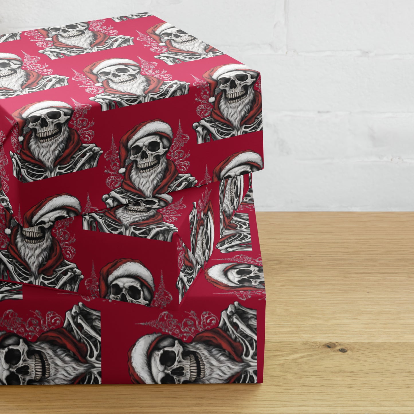 SANTA BEARD PREMIUM WRAPPING PAPER SHEETS